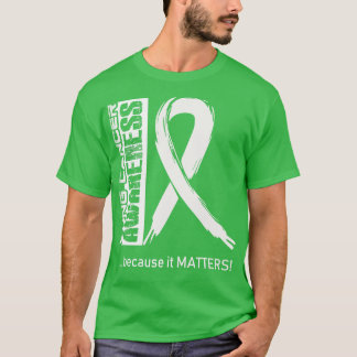 Lung Cancer-medvetenhet eftersom det har med detta T Shirt