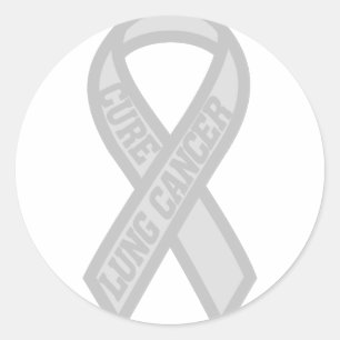 Lung Cancer Runt Klistermärke