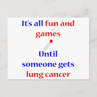 Lung Cancer Vykort