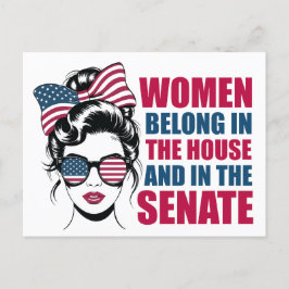 Lung feminist citat politisk amerikansk kvinna vykort