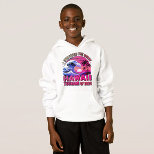 Lung Hawaii Vacation jag Överlevt Hawaii Tsunami T Shirt