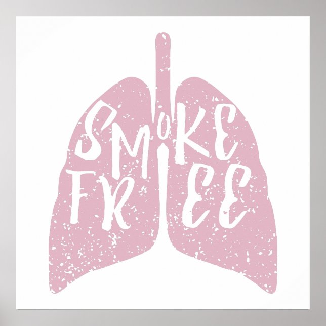 Lung Health Smoke Free Poster (Framsidan)