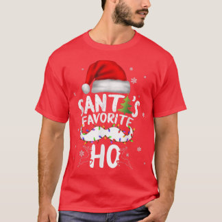 Lung jul Santas Favorite Ho Julafton T Shirt
