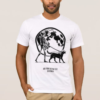 Lung Labrador och Skeleton Animal Lover Gift T Shirt