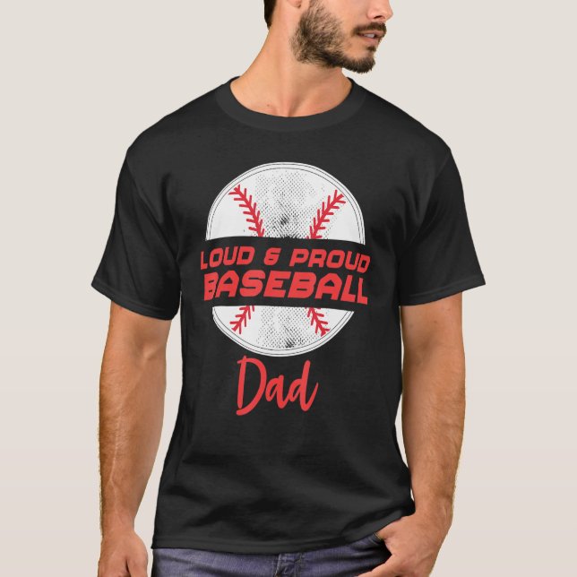 Lung Loud & Proud Baseball Pappa T Shirt (Framsida)