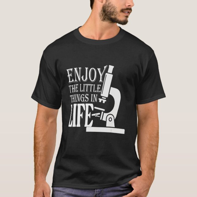 Lung MICROSCOPE MICROBIOLOGISTS BIOLOGY NERD SCIE T Shirt (Framsida)