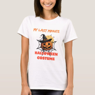 Lung MY SIST MINUTE HALLOWEEN CUSTAME Ghost Pat T Shirt