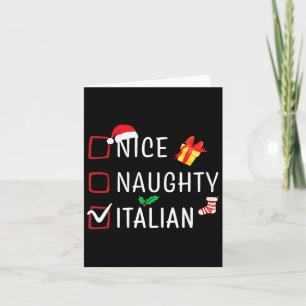 Lung Naughty Nice Italienska julfamiljen Pajama Kort