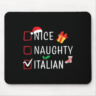 Lung Naughty Nice Italienska julfamiljen Pajama Musmatta