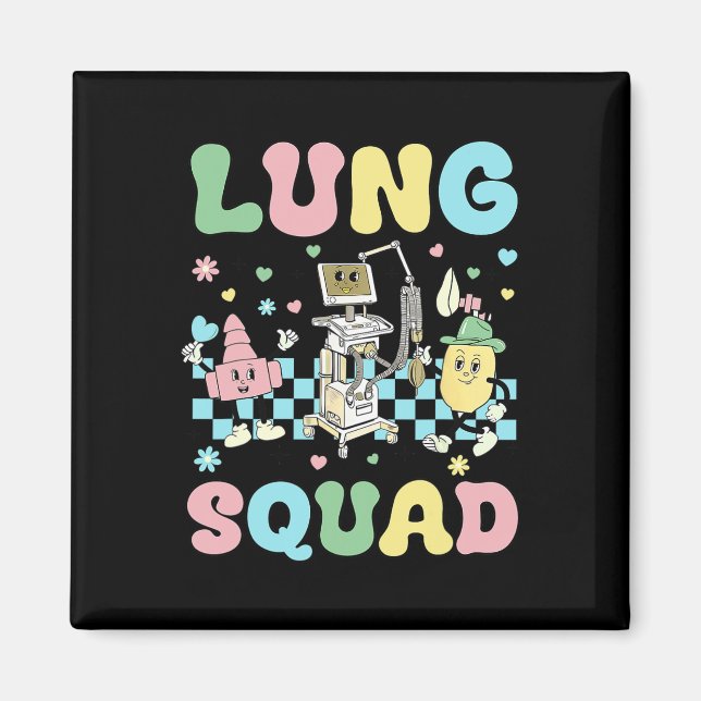 Lung Squad Rt Nurse Påsk Magnet (Framsidan)