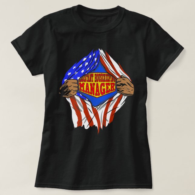 Lung Toppen Assistant Household Manager Hero Jo T Shirt (Design framsida)