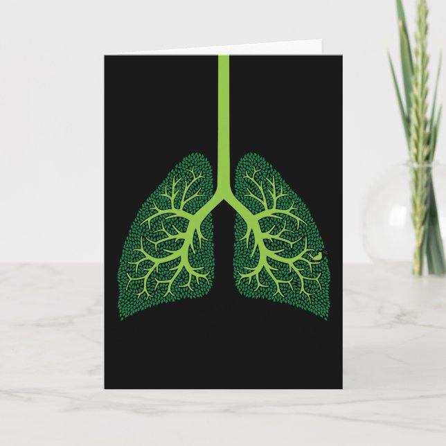 Lung Träd Kort (Framsida)