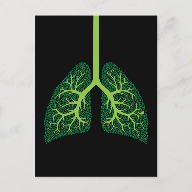 Lung Träd Vykort (Framsida)