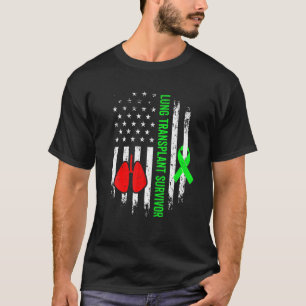 Lung Transplant Survivor Warrior Organ Recipient U T Shirt