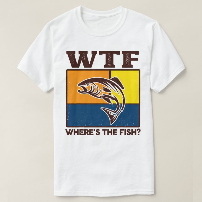 Lung WTF Wheres Fiskare T Shirt (Design framsida)