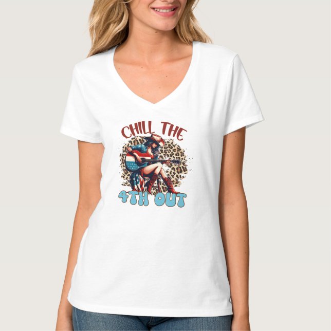 Lungande 4 juli t shirt (Framsida)