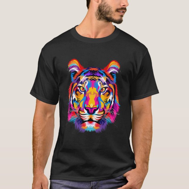 Lungår för det bengaltiger-Vild katt-djuret T Shirt (Framsida)