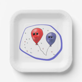 Lungballonger tallrikar