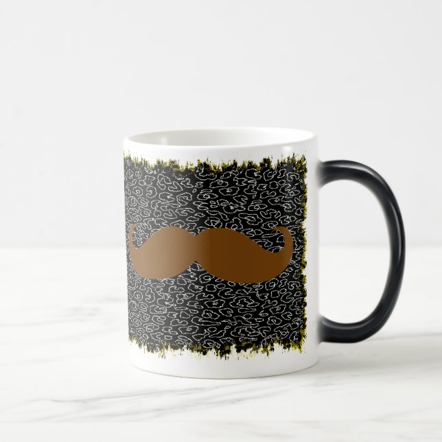Lungbrun mustasch magisk mugg (Höger)