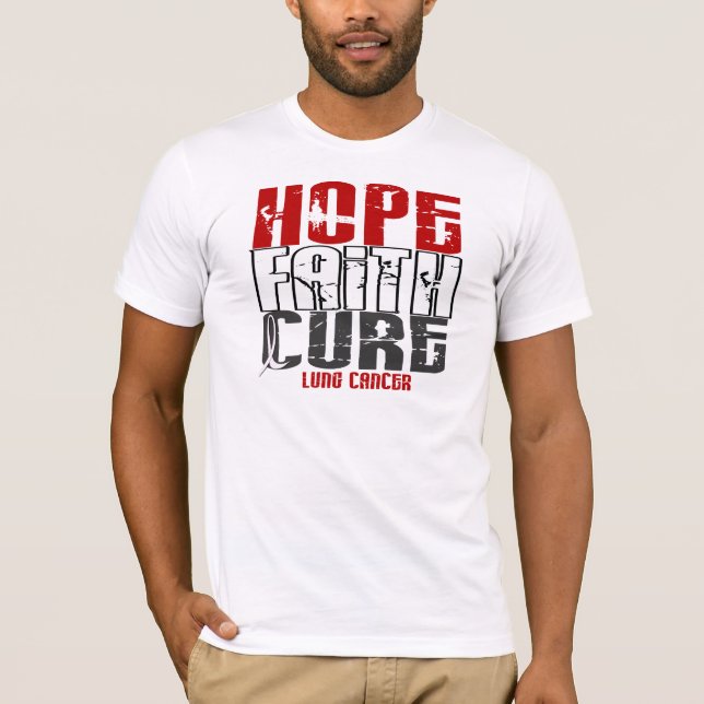 LUNGCANCER FÖR HOPPTROBOT T SHIRT (Framsida)