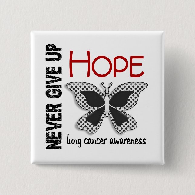 Lungcancer ger aldrig upp hoppfjäril 4,1 knapp (Framsida)
