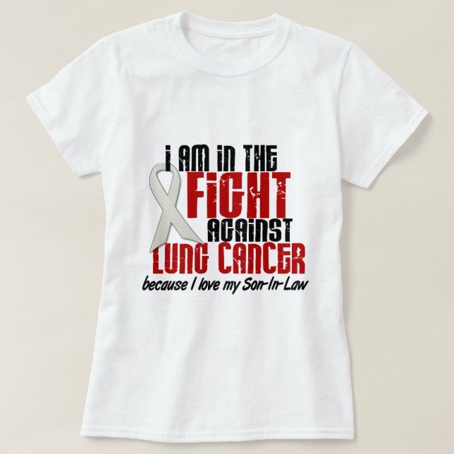 Lungcancer I Son-I-Lagen för SLAGSMÅL 1 Tee (Design framsida)