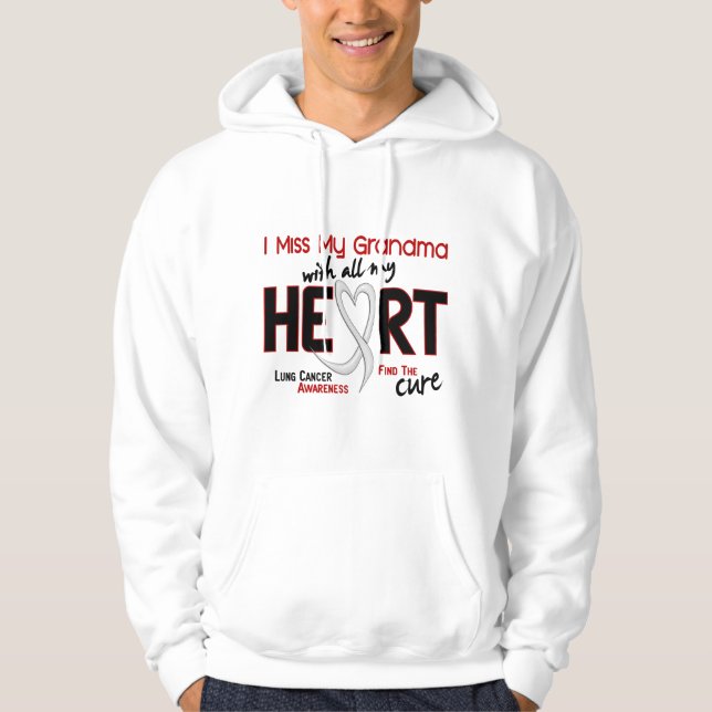 Lungcancer mig Fröcken min mormor Sweatshirt (Framsida)