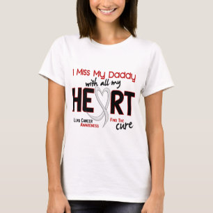 Lungcancer mig Fröcken min pappa T-shirt
