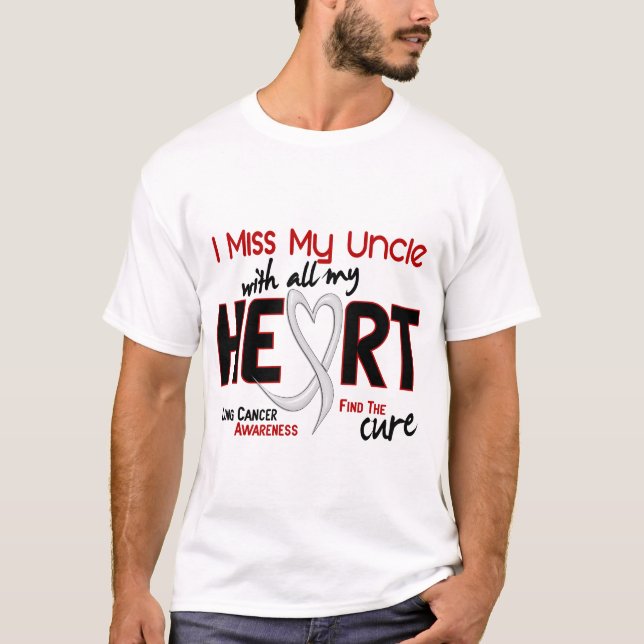 Lungcancer mig Fröcken min Uncle T Shirt (Framsida)