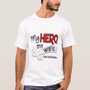Lungcancer MIN HJÄLTE MIN FRU 42 T-shirt