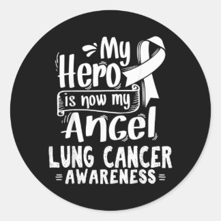 Lungcancer Runt Klistermärke