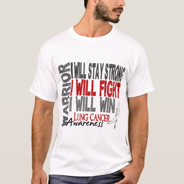 Lungcancerkrigare Tee (Framsida)