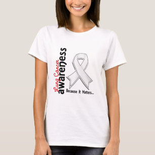 Lungcancermedvetenhet 5 t-shirt