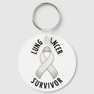 Lungcanceröverlevande Keychain Nyckelring