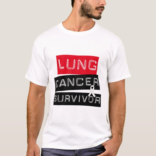 Lungcanceröverlevande T Shirt (Framsida)