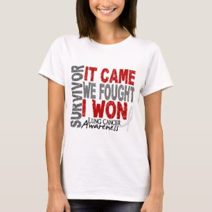 Lungcanceröverlevanden som det kom oss, slogs mig t shirt
