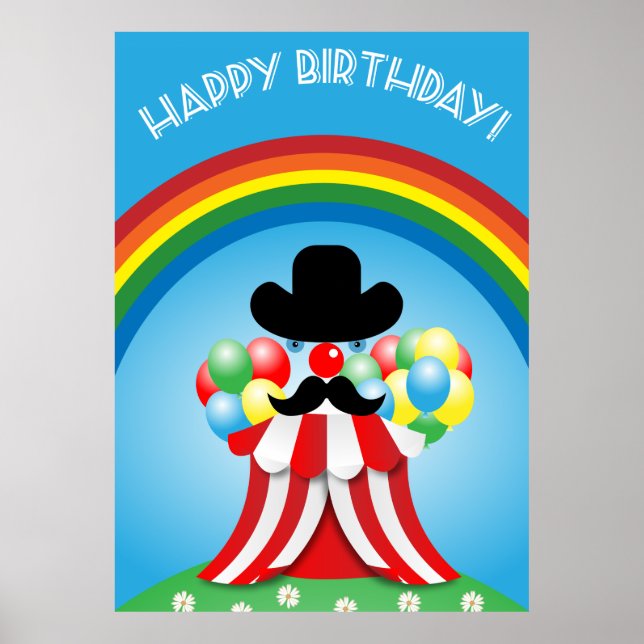 Lungclown ansikte poster (Framsidan)