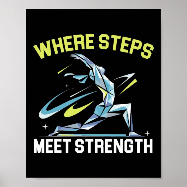 Lunge Exercise Bodybuilding Fitness Workout Gym 2 Poster (Framsidan)