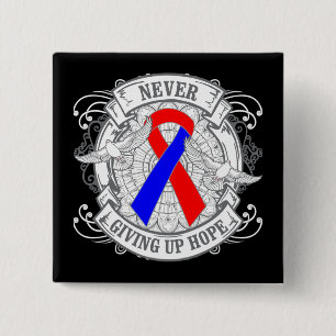 Lungfibros Ge aldrig upp hoppet Knapp