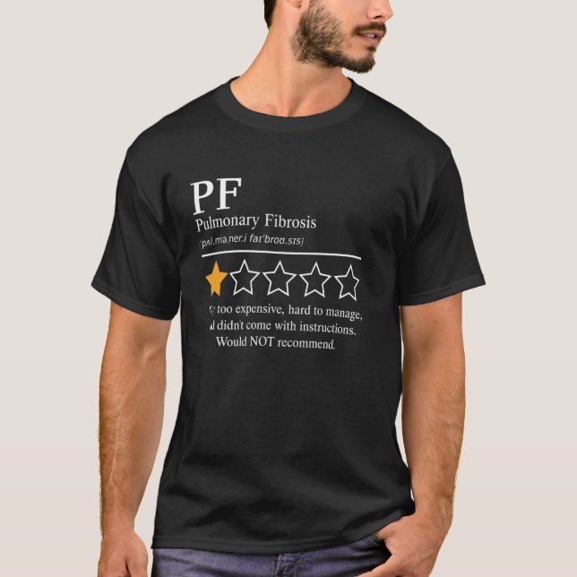 Lungfibros Medvetenhet 2025 Lungsjukdom Inte T Shirt (Framsida)