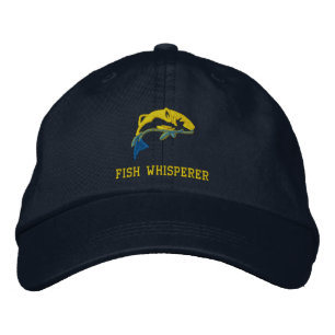 Lungfisk visare Fiskare Broderad Keps