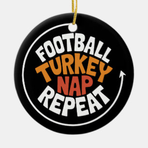 Lungfotboll Turkiet Nap Repeat Manar Women Kids Julgransprydnad Keramik