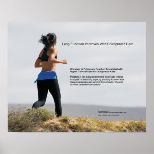 Lungfunktionshöjning med Chiropraktik Poster