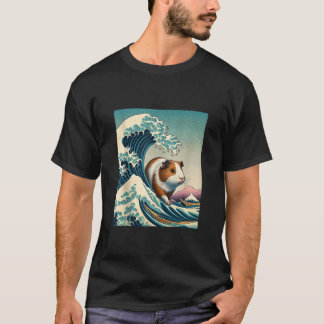 Lungguinea Gris Den Underbara vågen av Kanagawa Ja T Shirt