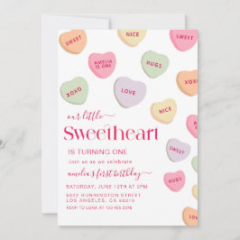 Lungherre candies Valentines day födelsedag Inbjudningar