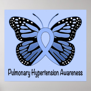 Lunghypertoni Medvetenhet Poster