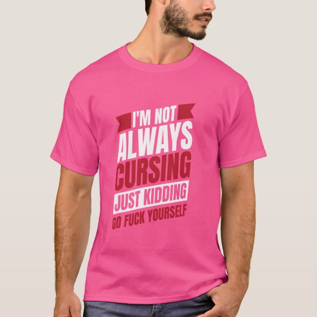 Lungironi Ironic Humor Sarcastic Sarcasm - Go F T Shirt (Framsida)