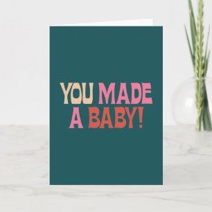 Lungny Baby Grattis New Parent Humor Cute Kort