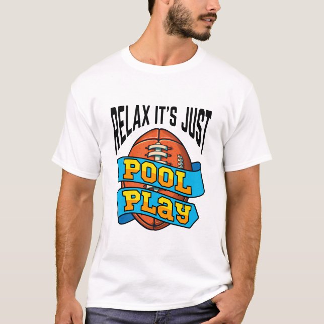 Lungny Bassäng Play Tournament Flagga Touch Footba T Shirt (Framsida)