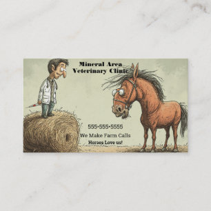 Lungny Equine Veterinary Affärskort Visitkort